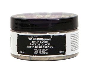 Prima Marketing - Finnabair Art Extravagance Icing Paste 120ml Jar - White Gold