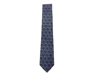 Proclimate Mens Christmas Tie (Navy/Candy Canes) - XM137