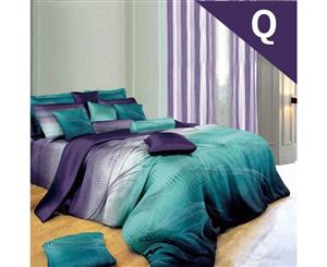 Queen Size RHYTHM Design Quilt Cover Set