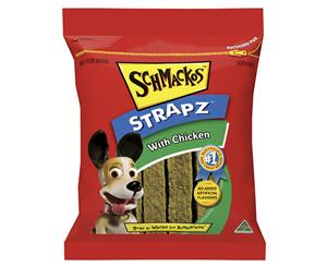 Schmackos Strapz Dog Treats Chicken 500g