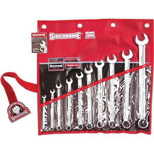 Sidchrome 10 Piece Ring & Open End Spanner Set - AF