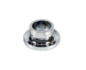 Small Chromed Rosette Rose Collar for Bathroom Sink Basin Overflow 15mm Diameter