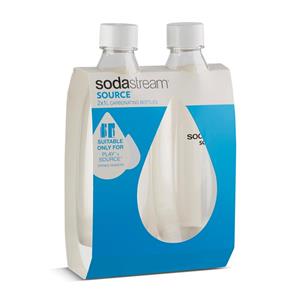 Sodastream Fuse 1 Litre Bottles Twin Pack (White)