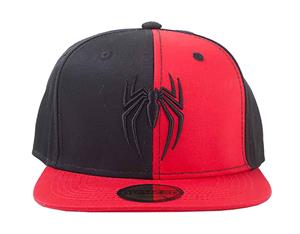 Spiderman Baseball Cap 3D Emboidery Logo Official Strapback - Black