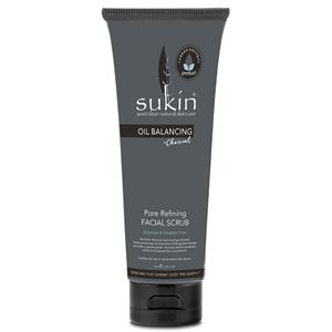 Sukin Oil Balancing Plus Charcoal Pore Refining Facial Scrub 125ml