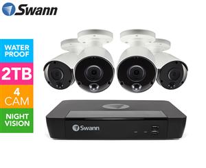 Swann NVR-8580 8-Channel Security System + 4 x NHD-865MSB Thermal Sensing Bullet Cameras