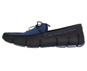 Swims Men's Two-Tone Boat Shoe - Black/Navy