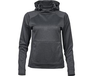 Tee Jays Womens/Ladies Performance Hoodie (Dark Grey Melange) - BC4567