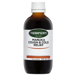 Thompson's Manuka Cough & Cold Relief 200ml