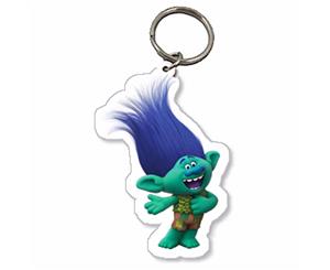 Trolls Childrens/Kids Official Branch Character Keyring (Green/Blue) - SG10287