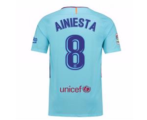 2017-2018 Barcelona Away Shirt (A Iniesta 8)