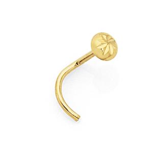 9ct 3mm Dome Nose Stud