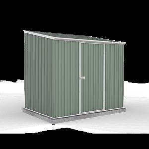 Absco Sheds 2.26 x 1.52 x 2.08m Economy Single Door Shed - Pale Eucalypt