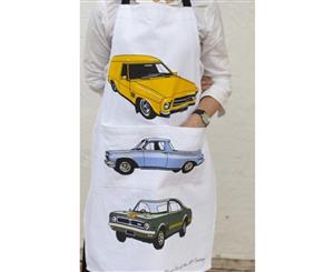 Apron - Holden Classic Cars of the 20th Century Cotton Australian Design