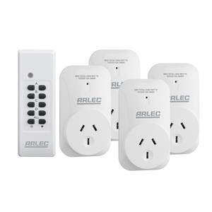 Arlec Remote Controlled Power Outlet - 4 Pack