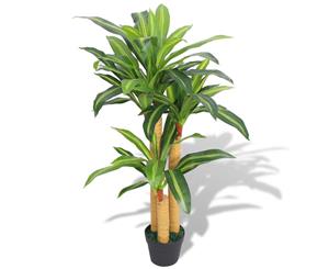 Artificial Dracaena Plant with Pot 100cm Green Fake Foliage Decor Home