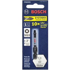 Bosch R3 x 50mm Robertson/Square Power Screwdriver Bit - IMPACT TOUGH