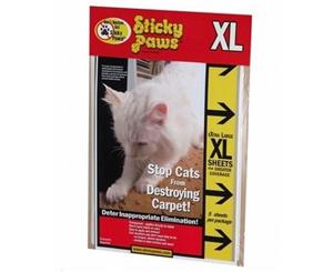 Cat Scratch Deterrent Furniture Strips - 5 Sheets - 30x22.5cm (Sticky Paws)