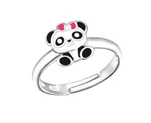 Children's Sterling Silver Panda Ring