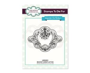 Creative Expressions - Marie's Mistletoe Pre Cut Stamp