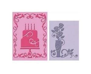 Cuttlebug Celebrate w/ Flourish Cuttlebug Folder Set