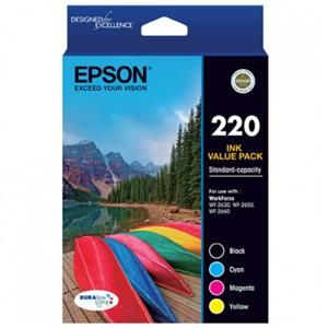 Epson - C13T293692 - 220 Std Capacity DURABrite Ultra - Value Pack