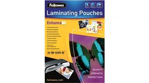 Fellowes A3 Glossy 80 Micron Laminating Pouch - 100