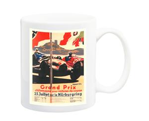 Grand Prix de Allemagne 1932 Motor Racing Poster Mug - 11 Fluid Oz