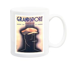 Grand Sport Art Deco 1920 Poster Mug - 11 Fluid Oz