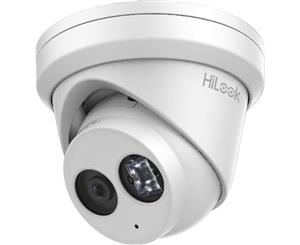 HiLook IPC-T280H 8MP/H.265+ Indoor/Outdoor Turret PoE IP Camera 3845 x 2160 2.8mm IR IP66 PoE 8W Built-in Mic Micro-SD Slot