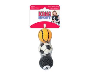 KONG Dog Airdog Medium Sport Balls Assorted 3 Pack