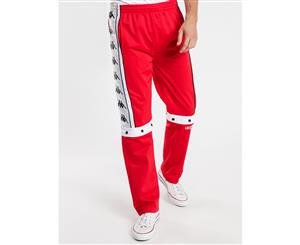 Kappa Authentic Baltas Track Pants In Red White Mens Pants & Chinos