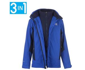 Karrimor Men 3 in 1 Weathertite Jacket Coat Top Mens - Surf Blue/Navy