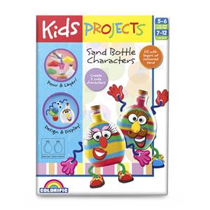 Kids Projects Sand Bottle Characters Kit