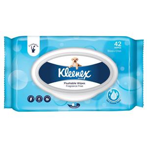 Kleenex Unscented Refill Wipes 42 Pack