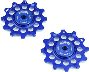 Kogel 12TNW 12-Tooth Narrow/Wide Ceramic MTB Pulley Set Blue