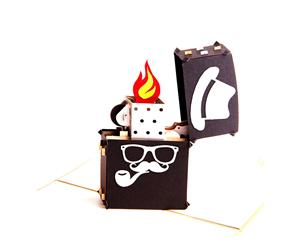 Lighter 3D Pop up Greeting Card