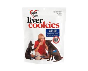 Love'em Liver Cookies Wheat Free with Lamb