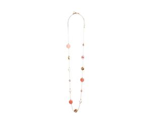 Lovisa Rose Gold Painted Multi Bead Station Necklace