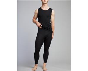 Men's Merino Wool Men's Long Johns - Black