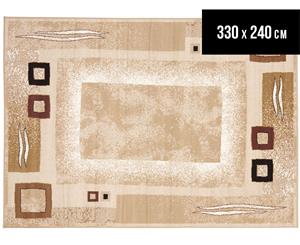 Modern Moroccan 330x240cm Fashion Rug - Beige