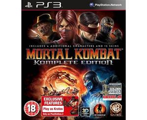 Mortal Kombat Komplete (Complete) Edition Game PS3