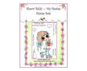 My Besties Clear Stamps Set 4In. X6in. You & Me Movie Night