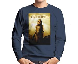 Original Stormtrooper Trooper Gladiator Parody Men's Sweatshirt - Navy Blue