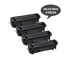 Q2612A #12A Cart-303 Premium Generic Toner (Set of 4)