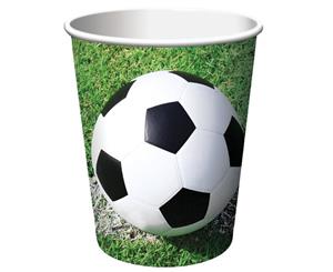 Soccer Fanatic Cups Paper (266ml) - Pack of 8