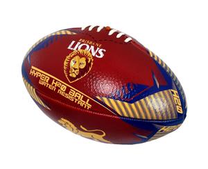 Summit Global AFL Hyper H20 Brisbane Lions Sports Training Football/Rugby Ball