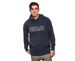 Sushi Radio Men's Midnight Hooded Sweatshirt - Indigo