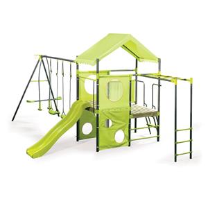 Swing Slide Climb Manor Play Set