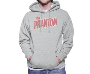 The Phantom Light Text Logo Men's Hooded Sweatshirt - Heather Grey